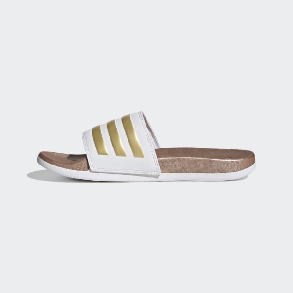 Adidas Adilette Comfort Slides Or Mat