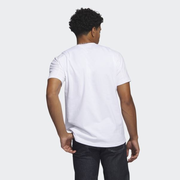 T-shirt De Voyage Adidas Manchester United Blanc