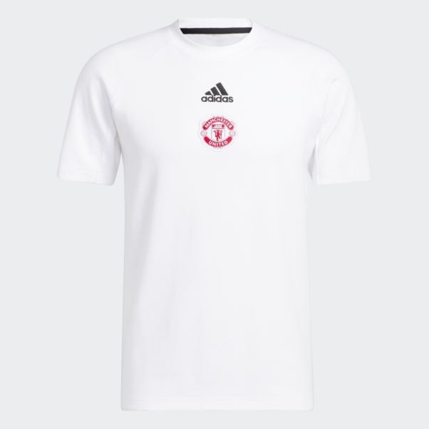 T-shirt De Voyage Adidas Manchester United Blanc