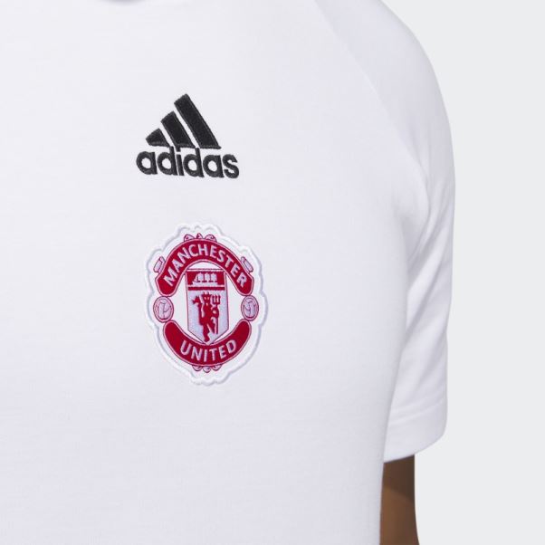 T-shirt De Voyage Adidas Manchester United Blanc