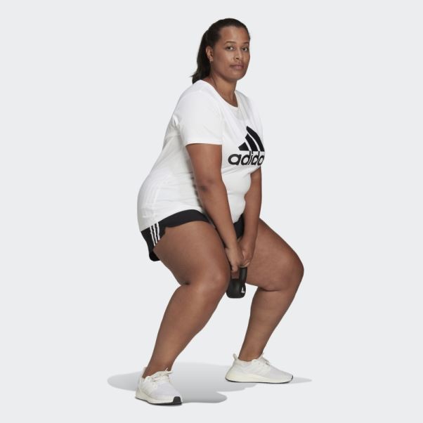 Short Tissé à 3 Bandes Pacer (grande Taille) Adidas Noir