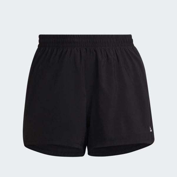 Short Tissé à 3 Bandes Pacer (grande Taille) Adidas Noir
