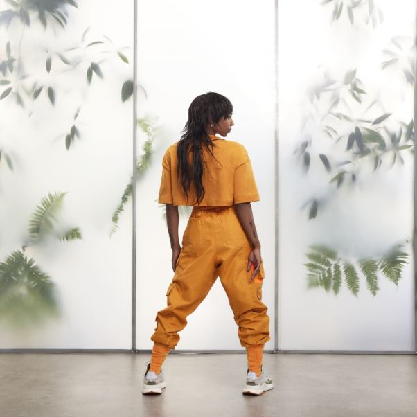 Pantalon Cargo En Toile Orange Focus (tous Genres) Adidas
