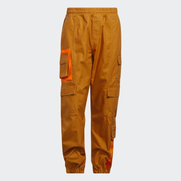 Pantalon Cargo En Toile Orange Focus (tous Genres) Adidas