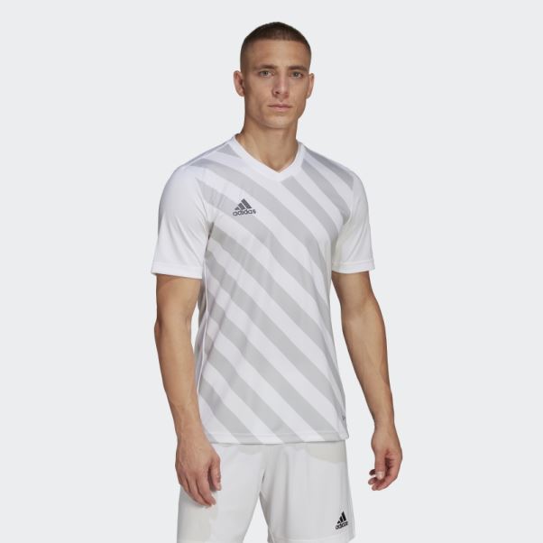 Maillot Graphique Adidas Entrada 22 Blanc