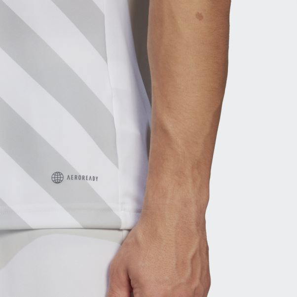 Maillot Graphique Adidas Entrada 22 Blanc