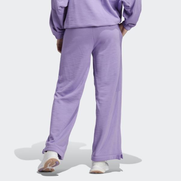 Pantalon De Danse Polyvalent Violet Adidas