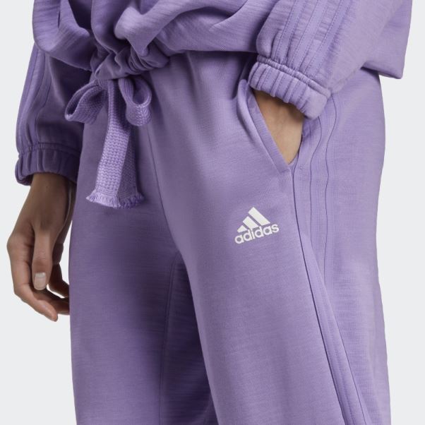 Pantalon De Danse Polyvalent Violet Adidas