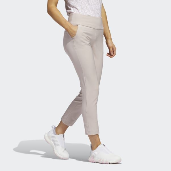 Adidas Pantalon Taupe à Enfiler à La Cheville