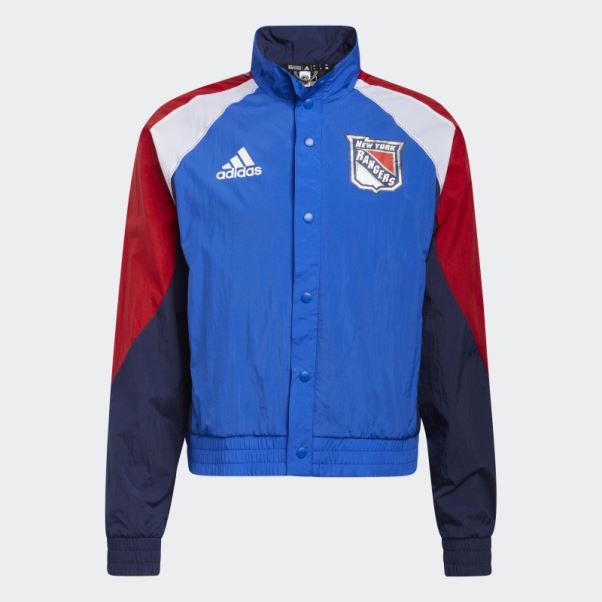 Veste Rétro Adidas Marathon Rangers Reverse Bleu