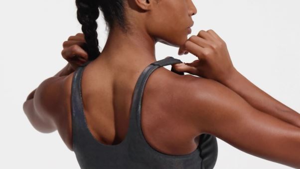 Soutien-gorge Long à Maintien Moyen Adidas Powerimpact Training Carbone