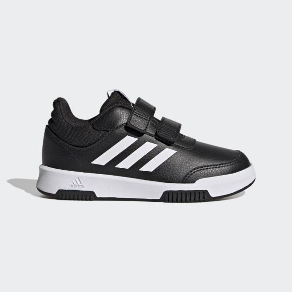 Adidas Tensaur Chaussures Noires à Crochets Et Boucles