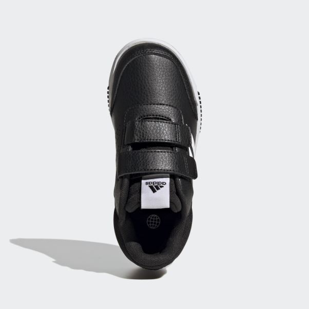 Adidas Tensaur Chaussures Noires à Crochets Et Boucles