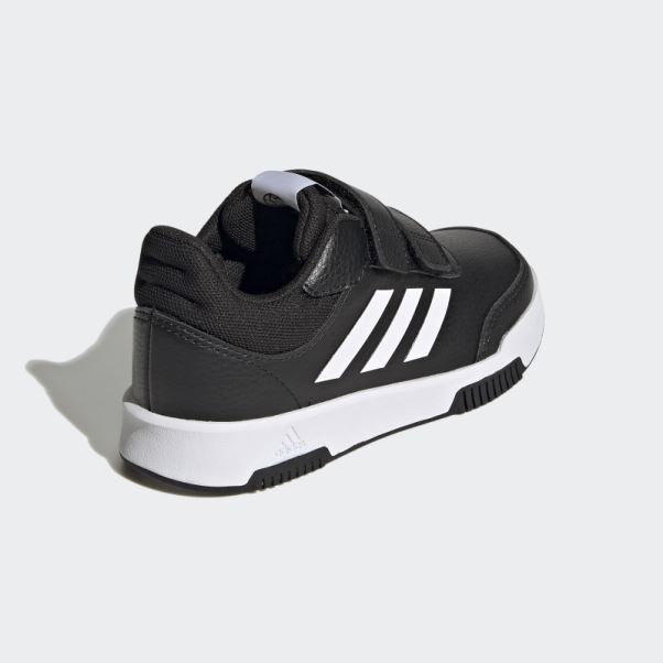 Adidas Tensaur Chaussures Noires à Crochets Et Boucles