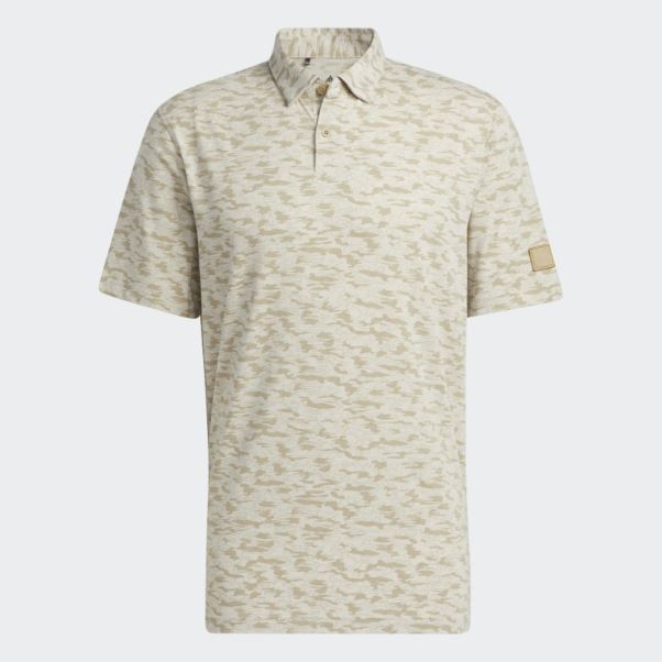 Adidas Polo à Imprimé Camouflage En Chanvre