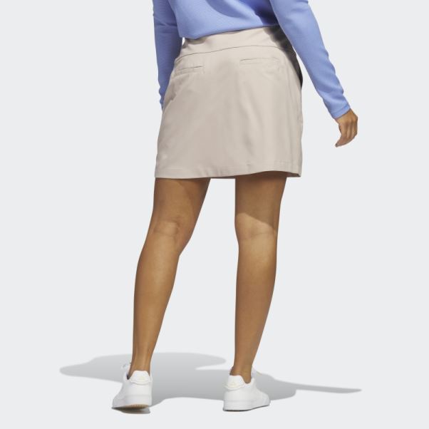 Jupe-short Uni Ultimate365 Taupe Adidas