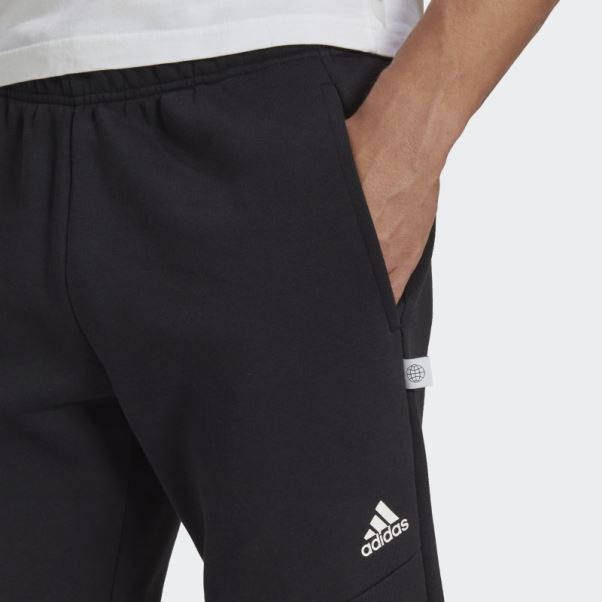 Pantalon Adidas Future Icon 3-stripes Polaire Noir
