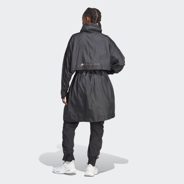 Parka Longue Légère Adidas By Stella Mccartney Truecasuals Noir Fashion