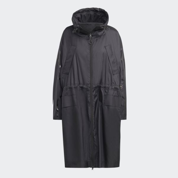Parka Longue Légère Adidas By Stella Mccartney Truecasuals Noir Fashion