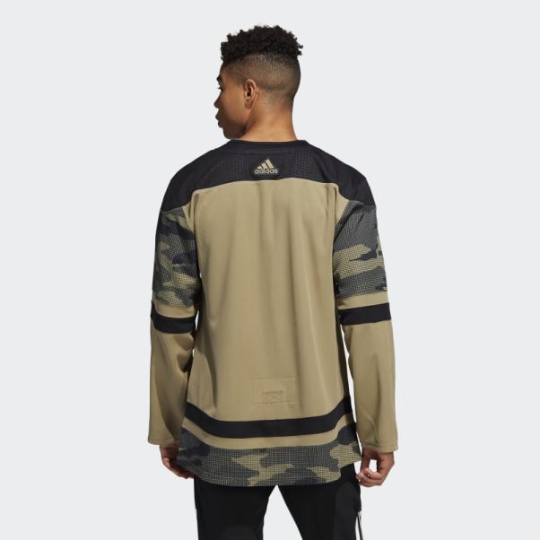 Adidas Orbit Green Canucks Camo Jersey