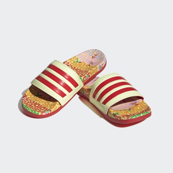 Sandales Confort Adilette Perle Citrine Adidas