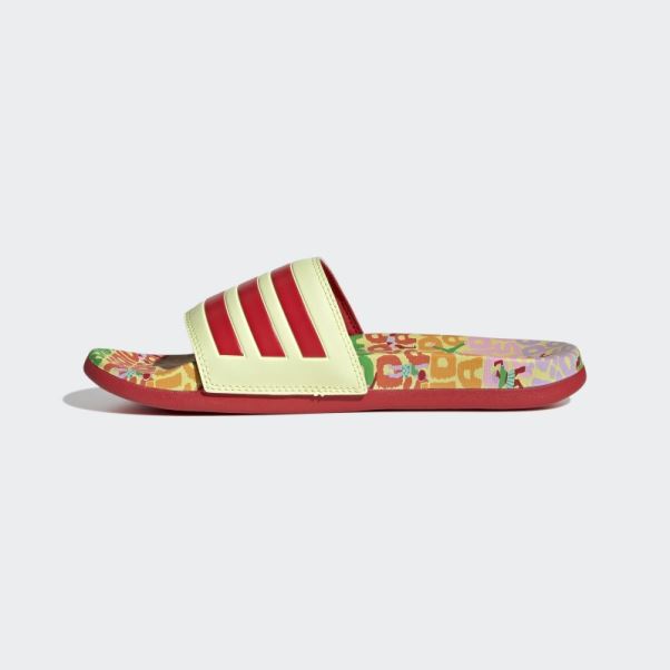 Sandales Confort Adilette Perle Citrine Adidas