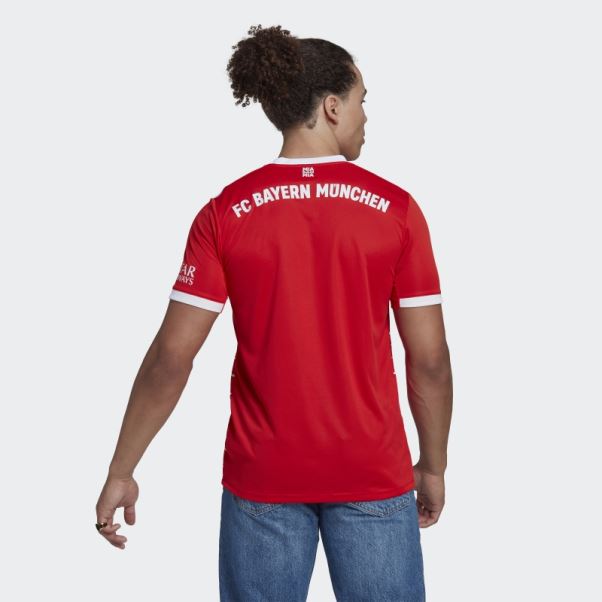 Maillot Domicile Fc Bayern 22/23 Rouge Adidas
