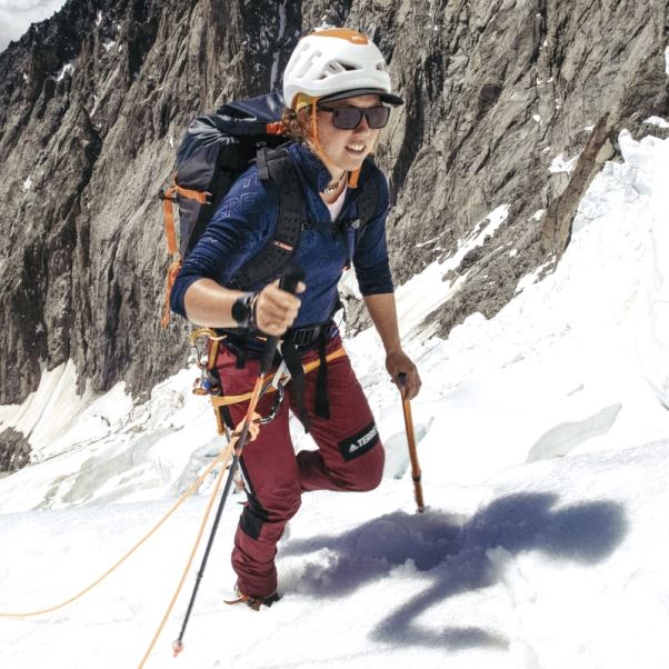 Pantalon D'alpinisme Adidas Techrock Rouge