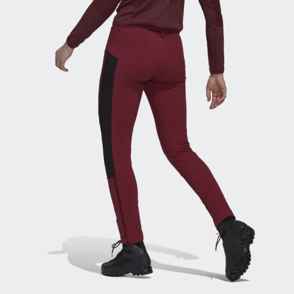 Pantalon D'alpinisme Adidas Techrock Rouge