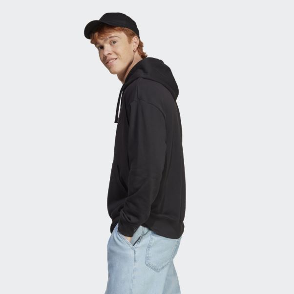 Adidas Sweat à Capuche En éponge Noir All Szn