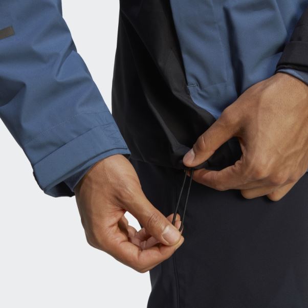 Veste De Pluie 2,5 Couches Terrex Multi Rain.rdy Adidas Steel Fashion