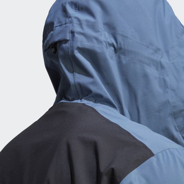 Veste De Pluie 2,5 Couches Terrex Multi Rain.rdy Adidas Steel Fashion