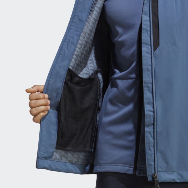 Veste De Pluie 2,5 Couches Terrex Multi Rain.rdy Adidas Steel Fashion