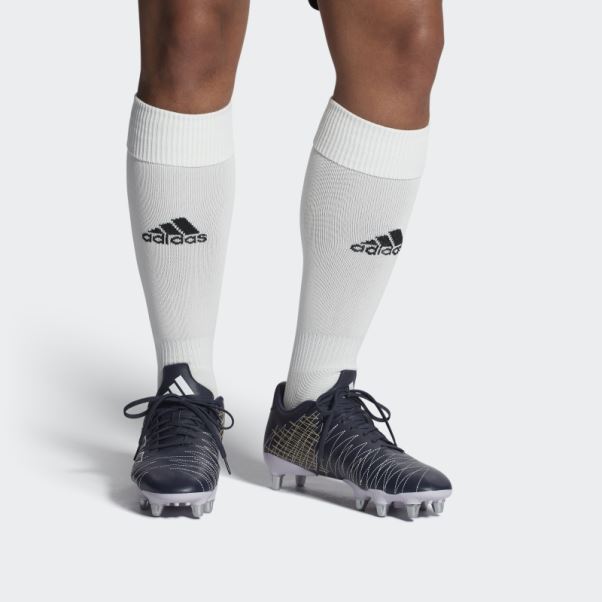 Bottes Adidas Kakari Elite Sg Bleu Marine