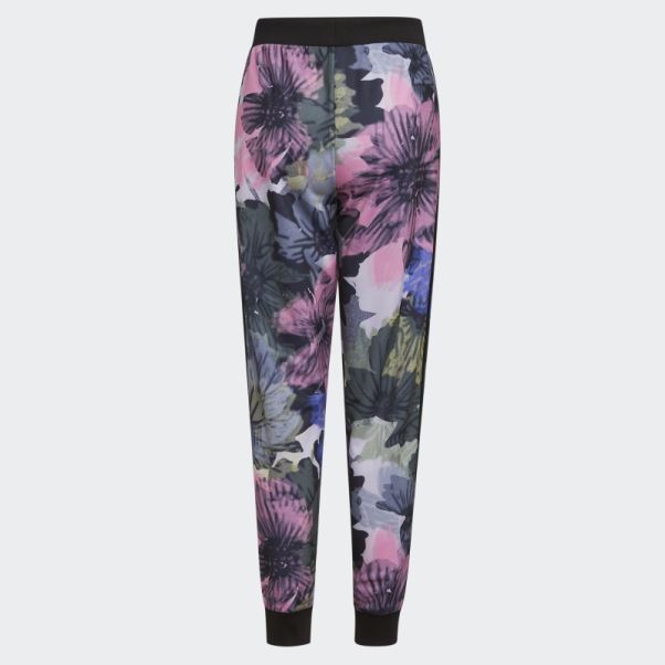 Adidas Pantalon De Jogging En Tricot à 3 Bandes Imprimé Allover Noir