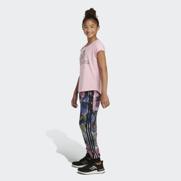 Adidas Pantalon De Jogging En Tricot à 3 Bandes Imprimé Allover Noir