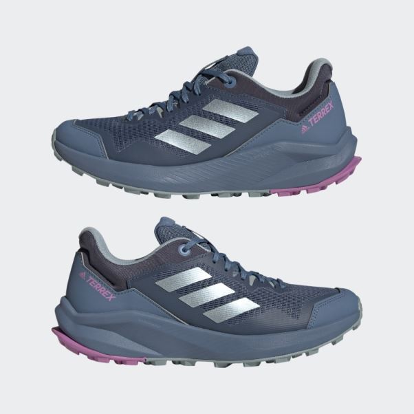 Adidas Acier Terrex Trailrider Chaussures De Course Sur Sentier