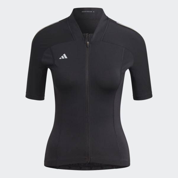 Le Maillot Cycliste Manches Courtes Adidas Noir