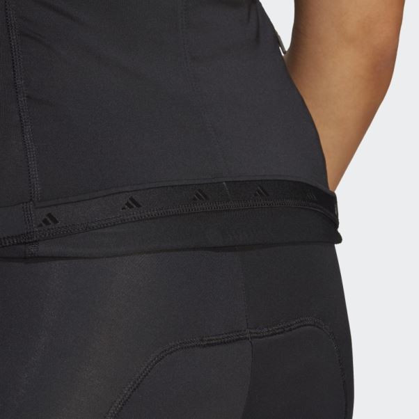 Le Maillot Cycliste Manches Courtes Adidas Noir
