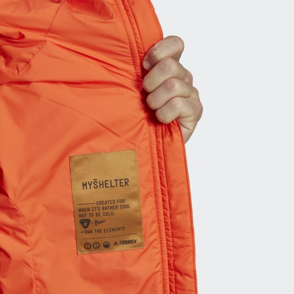 Doudoune Adidas Terrex Myshelter Primaloft Orange