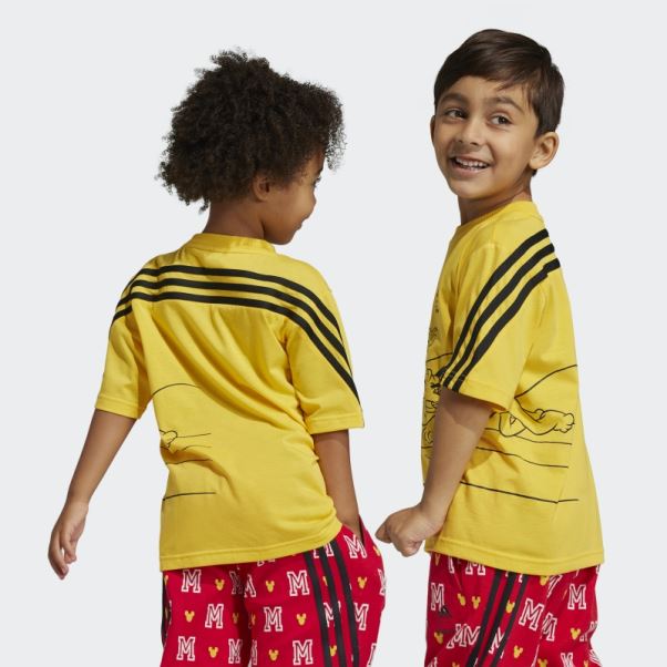 Disney Mickey Mouse T-shirt Or Adidas