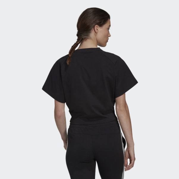 T-shirt Holidayz Loose Noir Adidas