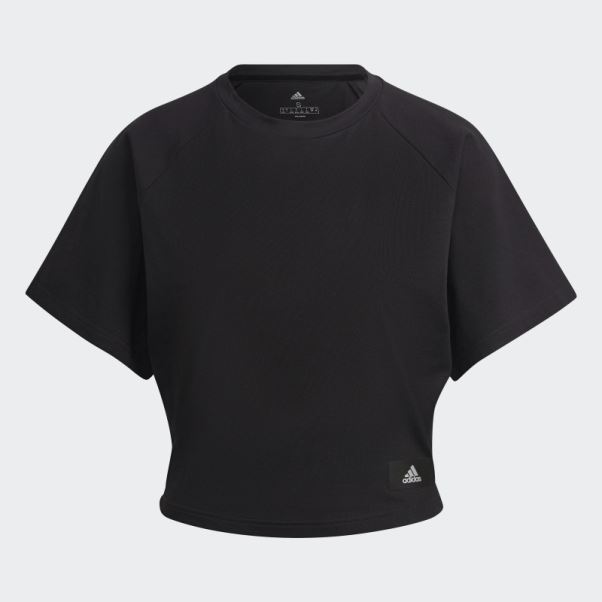 T-shirt Holidayz Loose Noir Adidas