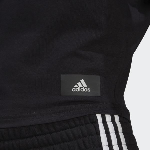 T-shirt Holidayz Loose Noir Adidas