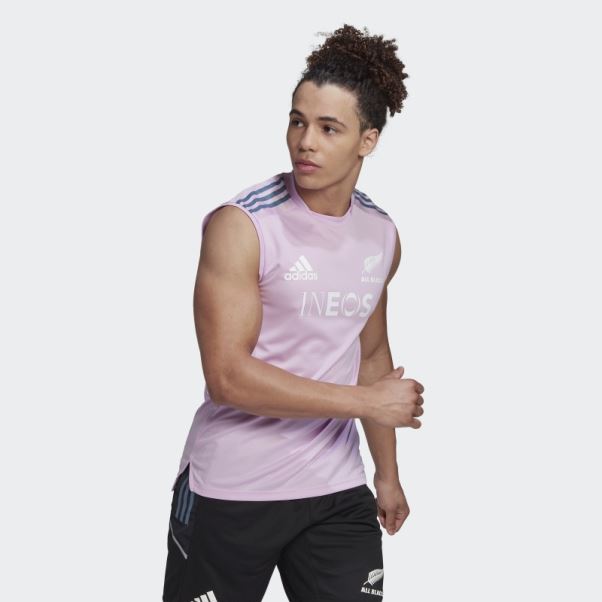 All Blacks Maillot De Rugby Performance Lilas Adidas