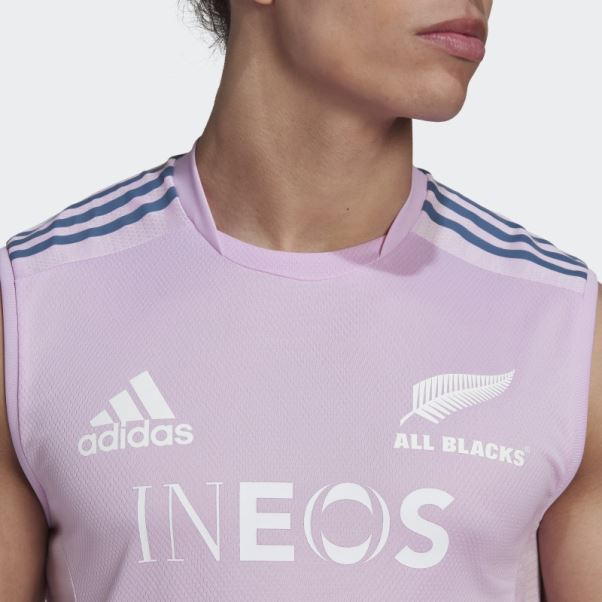 All Blacks Maillot De Rugby Performance Lilas Adidas