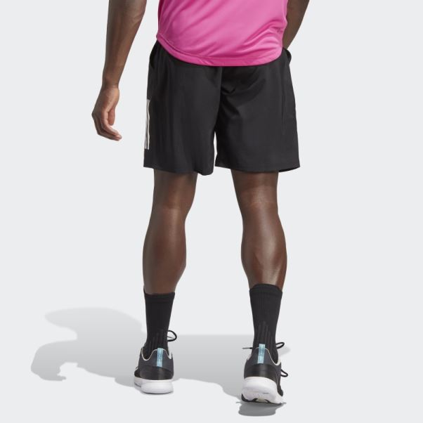 Mode Adidas Club 3-stripes Short De Tennis Noir