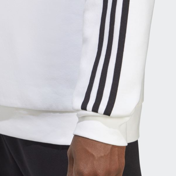 Sweat Adicolor Classics 3-stripes Crew Blanc Adidas