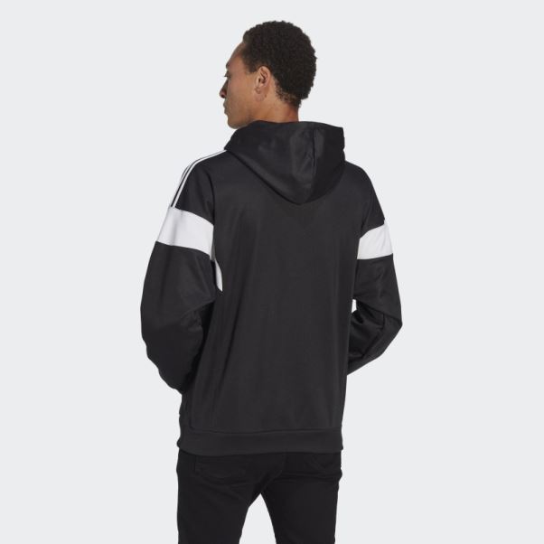 Sweat à Capuche Adidas Adicolor Classics Cut Line Noir