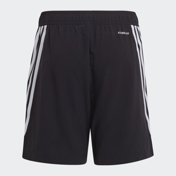 Short Tissé Adidas Aeroready Prime Vert à 3 Bandes Noir